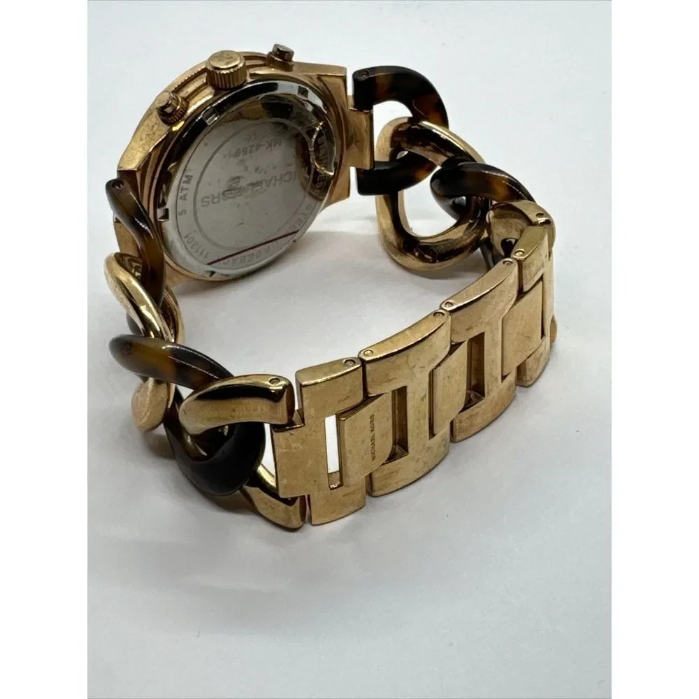 Michael Kors MK4269 Women's Gold Stainless Steel Analog Dial Quartz Watch JNA855